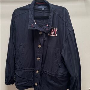 Tommy Hilfiger Dark Blue Button-Up Jacket